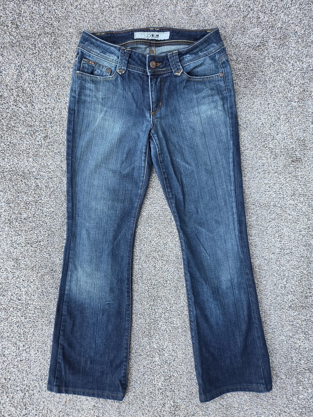 Joes Jeans Vintage Made in USA Jagger Bootcut Flare Jeans Dark Wash Y2K Size 28